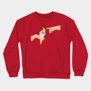 Michelangelo Ice Cream Cockatiel Crewneck Sweatshirt